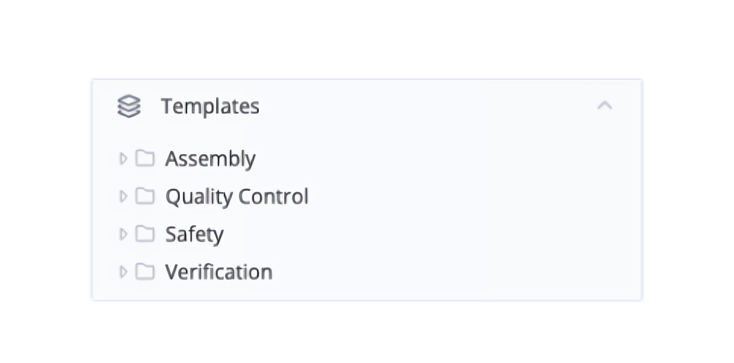 Work instruction library with reusable steps and blocks ready to insert into workflows.