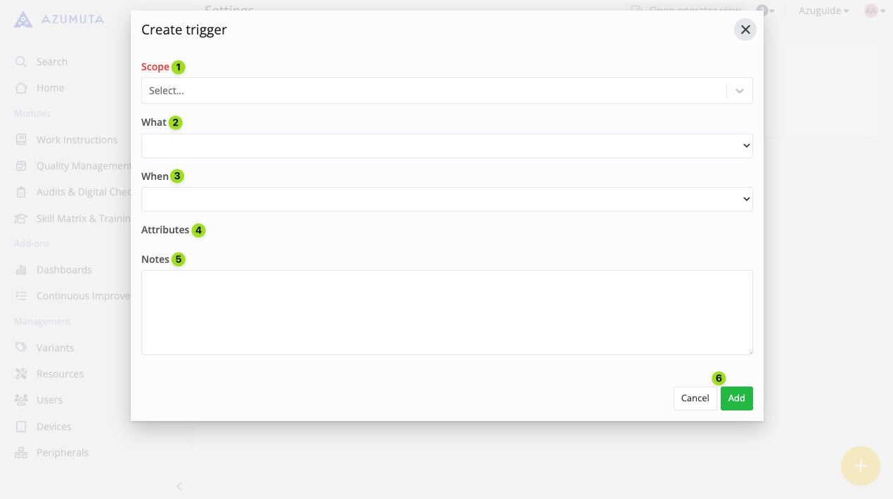 docs how to create a trigger for an article category
