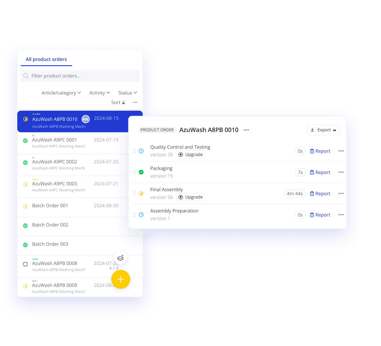 Contextual Instructions for Product Orders