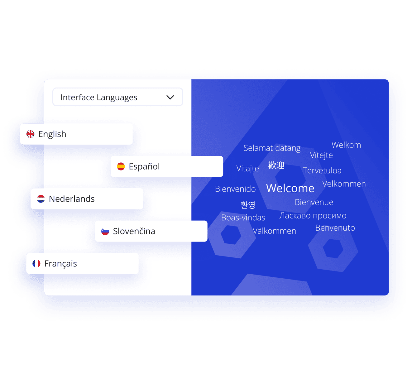 Multilingual Interface for Easy Access