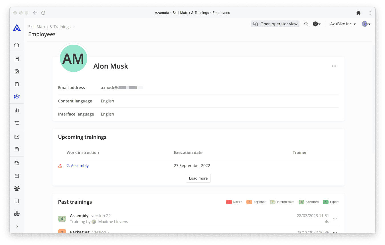 Track your Operators Activity