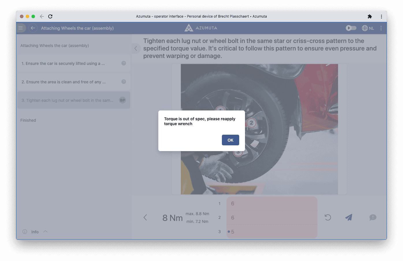 Active Error Prevention and Notification