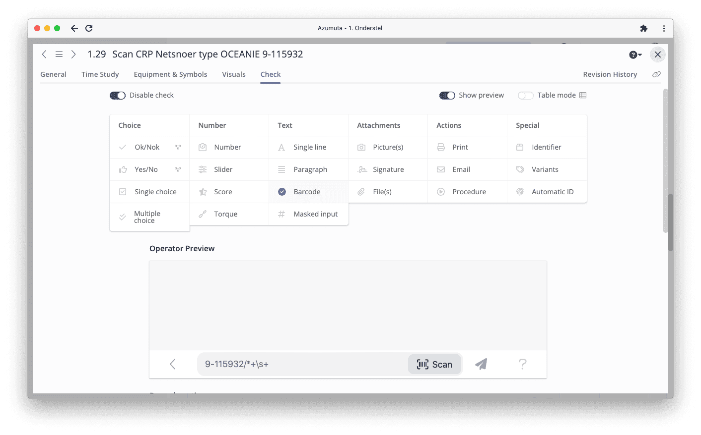 Add & configure checks