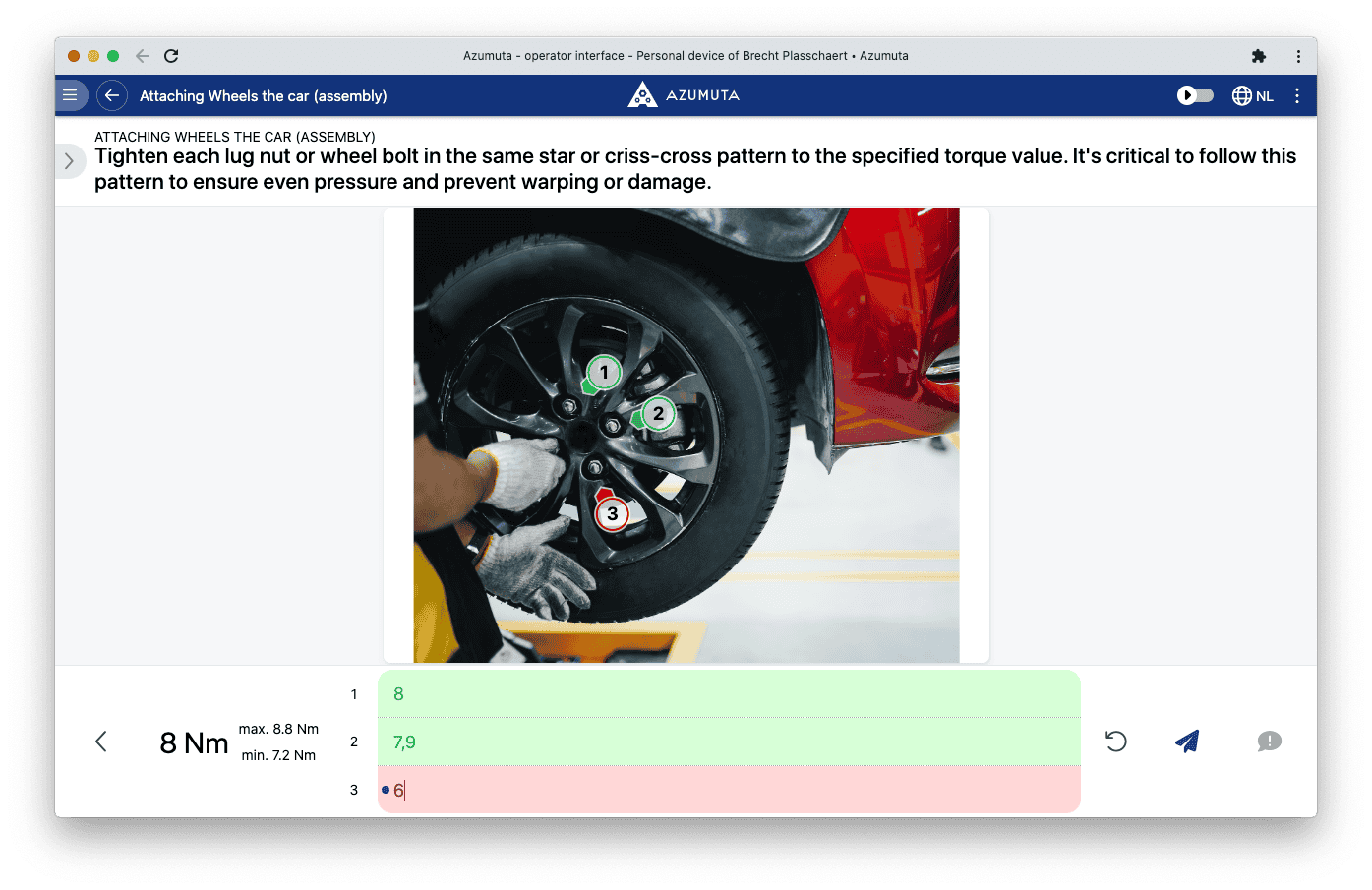 Real-time Torque Monitoring