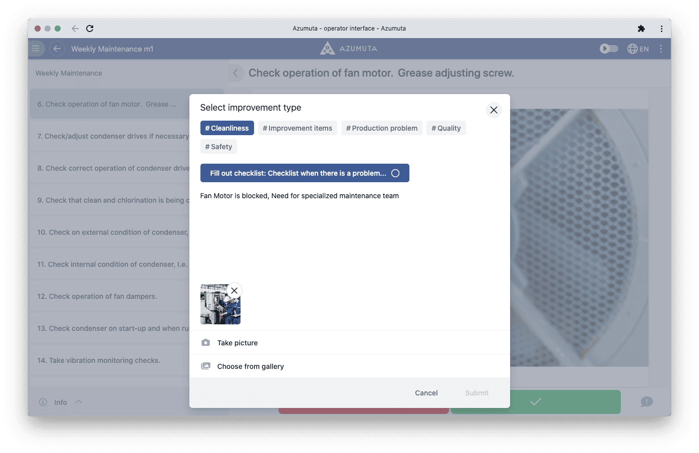 Report & Remedy non-conformities