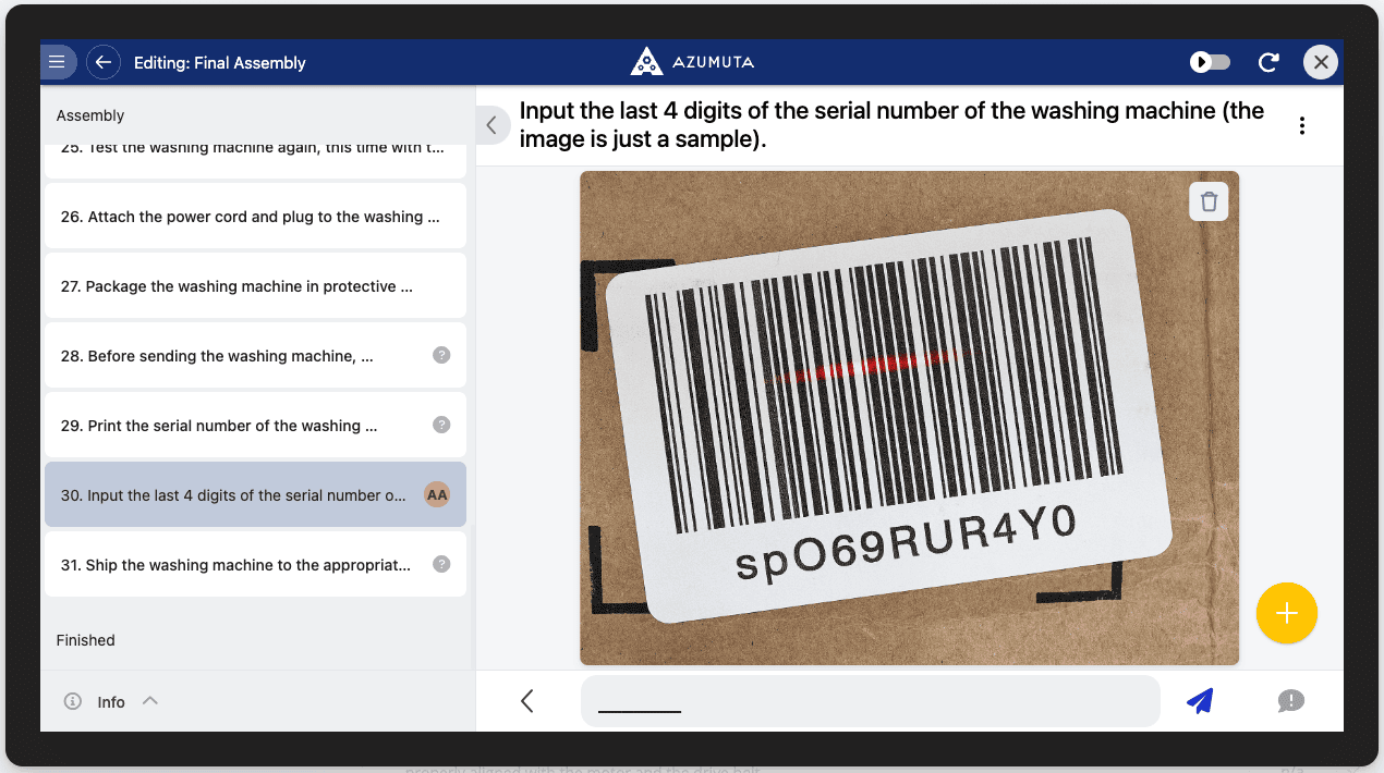 docs masked input operator view