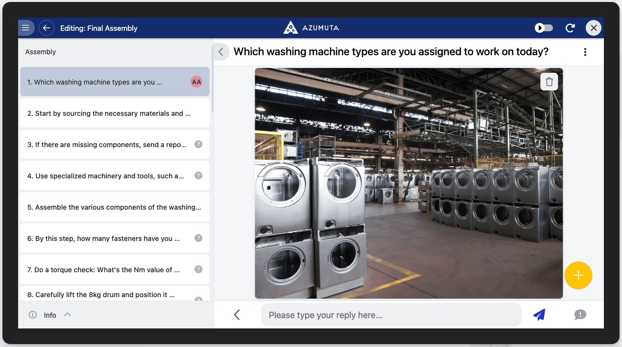 docs single line check operator view