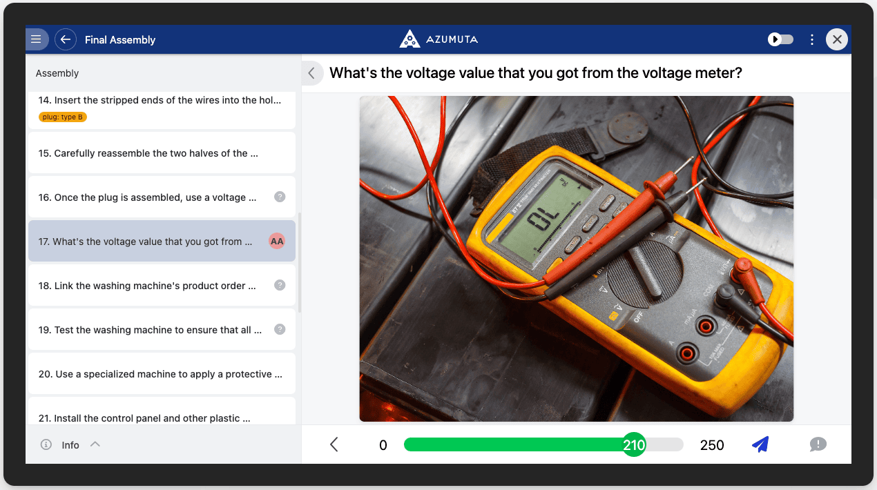 docs slider check operator view