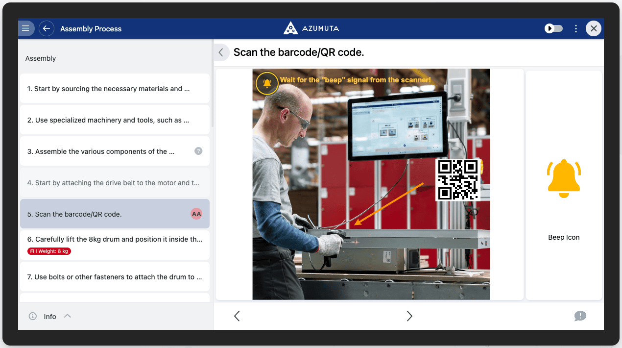 docs which visual elements exist in azumuta