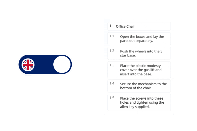 Animation on Multilingual support