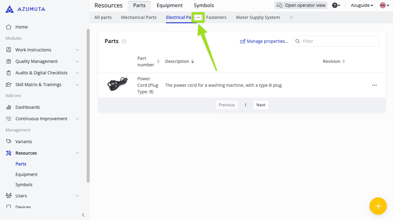 docs how to add a new part category