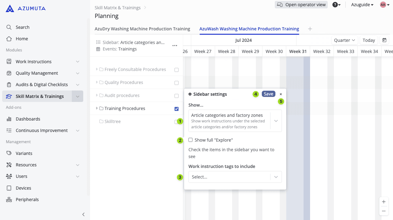 docs sidebar settings the basics 2