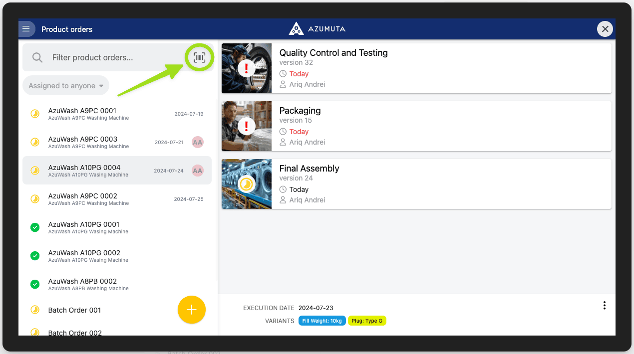docs the operator scans the qr code