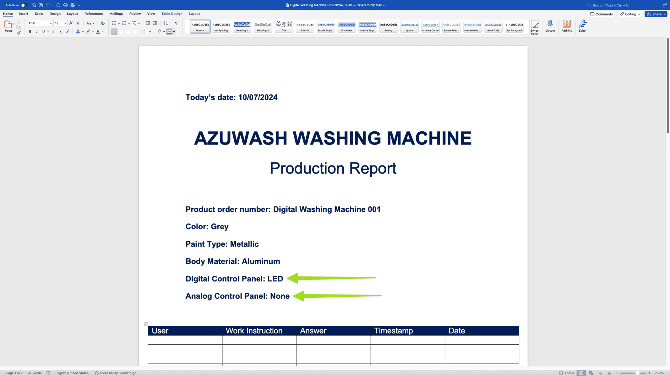 docx inputting the conditional parameter tags