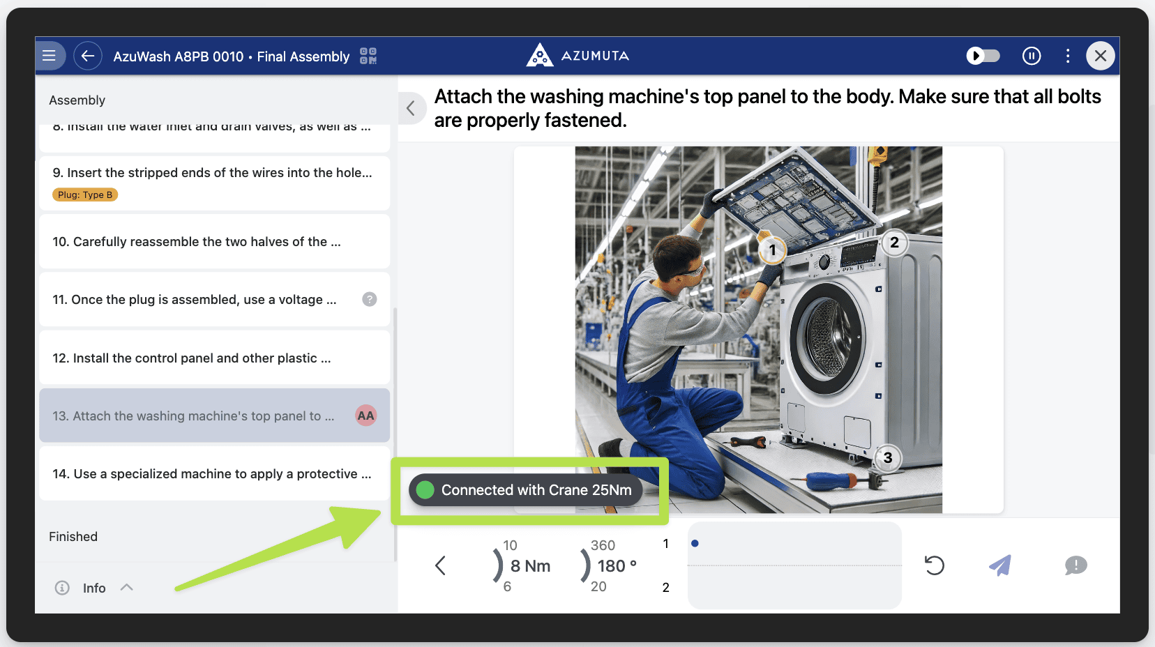 docs how to perform the torque check