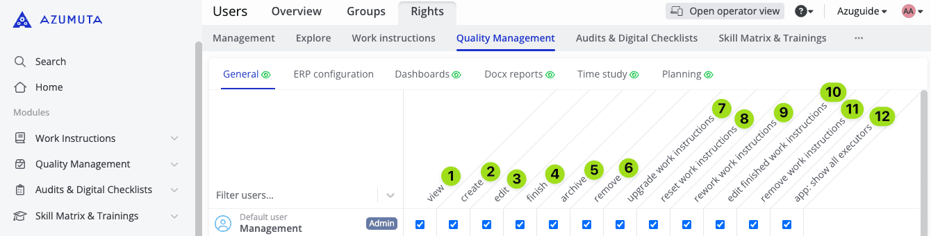 docs the general tab