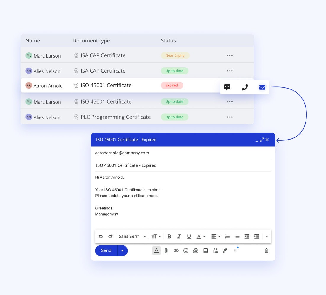 Automatic Training Tracking & Reporting