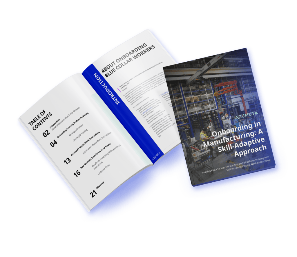 Onboarding in Manufacturing: a Skill-Adaptive Approach