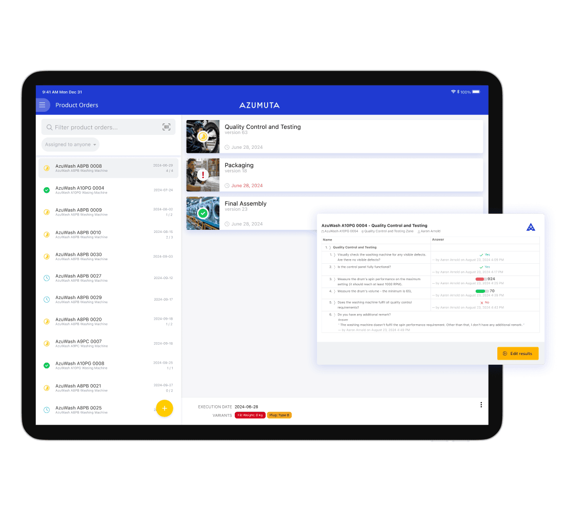 Real-Time Job Order Tracking