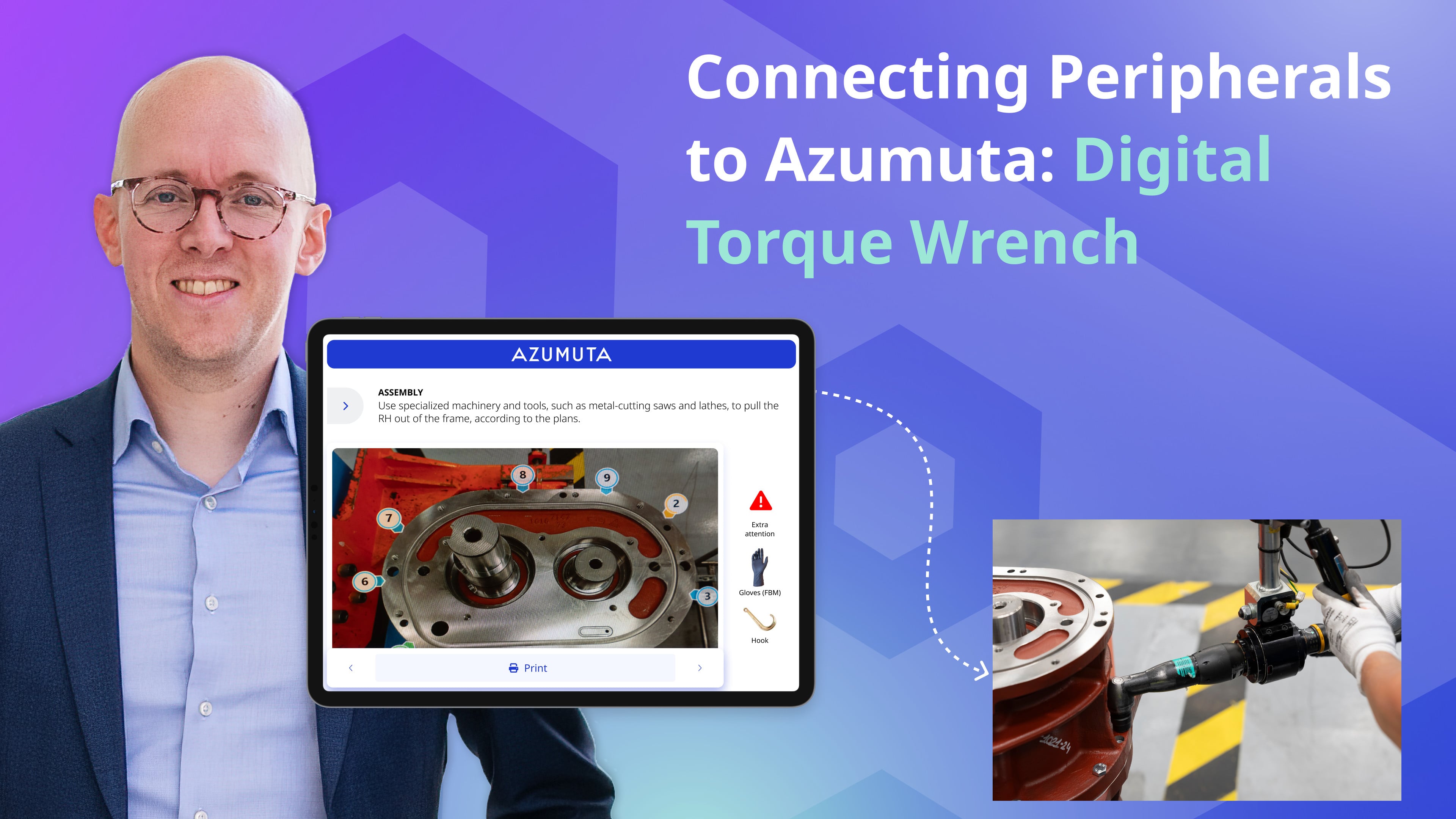 Thumbnail image to illustrate the integration between Azumuta and digital torque wrenches