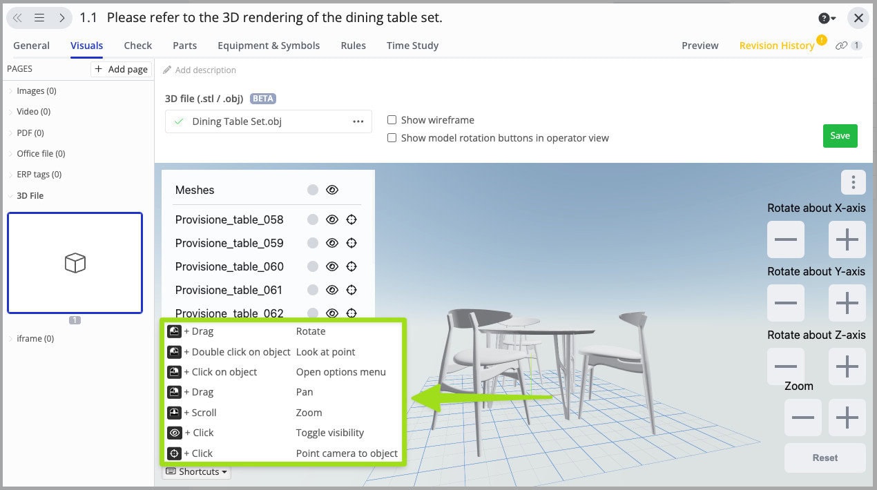 docs new feature tooltip shortcut for the 3d file viewer 2