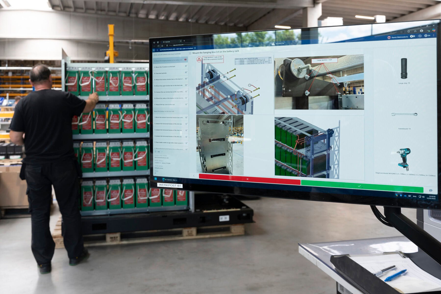 How Azumuta Helped e-power Achieve a Higher FTR in Their New Production Plant