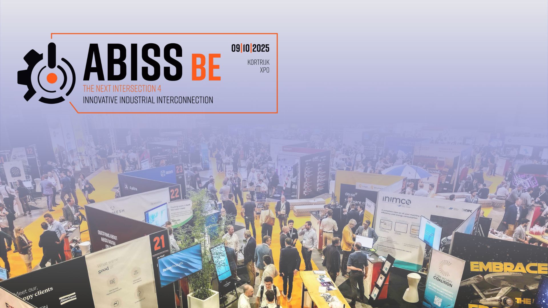 Header for the ABISS 2025 event in Kortrijk