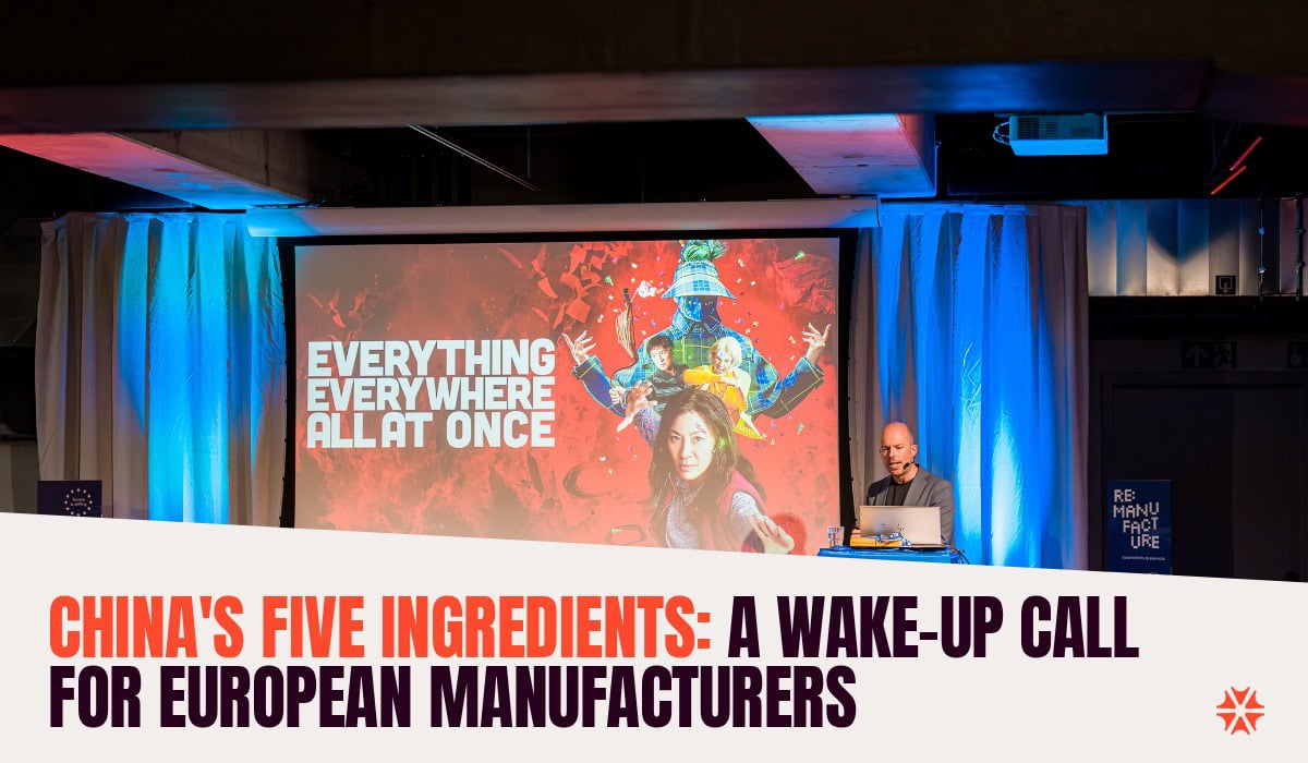China’s five ingredients: Tom Van de Weghe’s wake-up call for European manufacturers