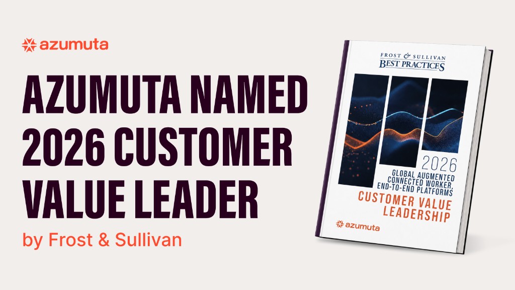 Azumuta named 2026 Customer Value Leader by Frost & Sullivan, with the Frost & Sullivan Best Practices Customer Value Leadership report cover