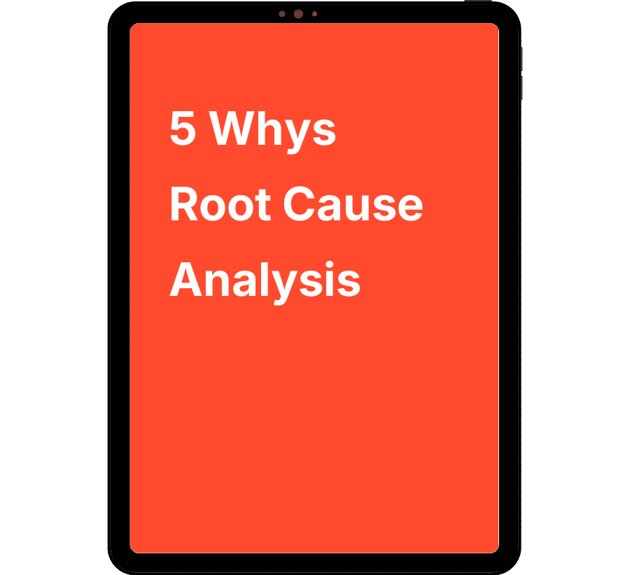 5 Whys Root Cause Analysis Template